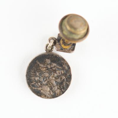 Lot #4062 Mexico City 1968 Summer Olympics Gymnastics Silver Winner's Medal Pin - Image 3