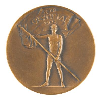 Lot #4084 Los Angeles 1932 Summer Olympics Participation Medal - Image 1