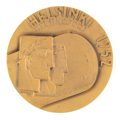 Lot #4089 Helsinki 1952 Summer Olympics Bronze Participation Medal - Image 1