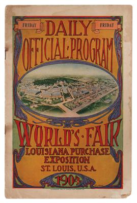 Lot #4225 St. Louis 1904 Olympics Program - Image 1