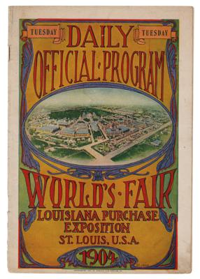 Lot #4226 St. Louis 1904 Olympics Program - Image 1