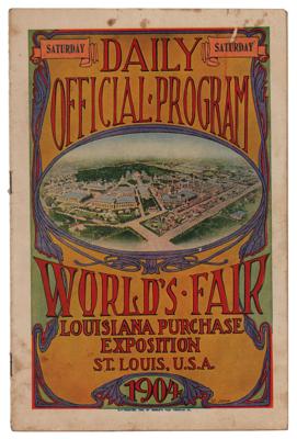 Lot #4227 St. Louis 1904 Olympics Program - Image 1