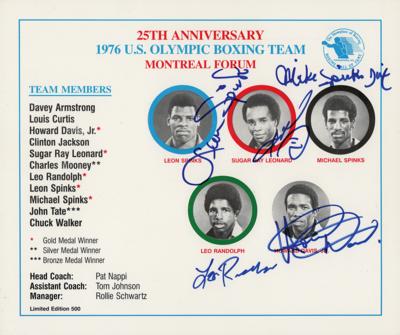Lot #4319 Montreal 1976 Summer Olympics USA Boxing