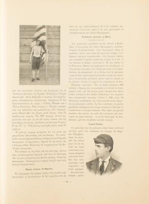 Lot #4212 Athens 1896 Olympics Official Two-Volume Report - Image 10
