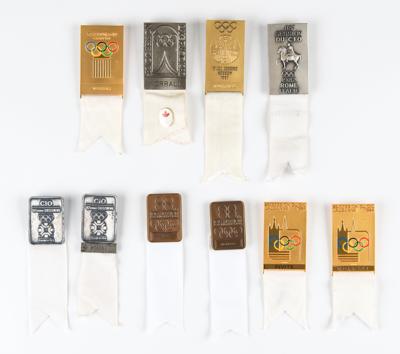 Lot #4141 80th-89th IOC Session Badge Collection