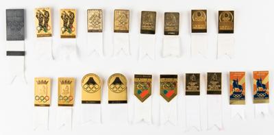 Lot #4152 90th-99th IOC Session Badge Collection