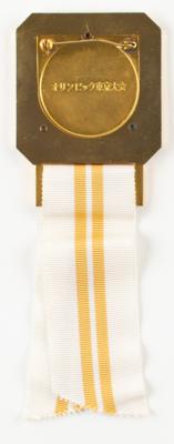 Lot #4175 Tokyo 1964 Olympics NOC Badge for James Worrall - Image 2
