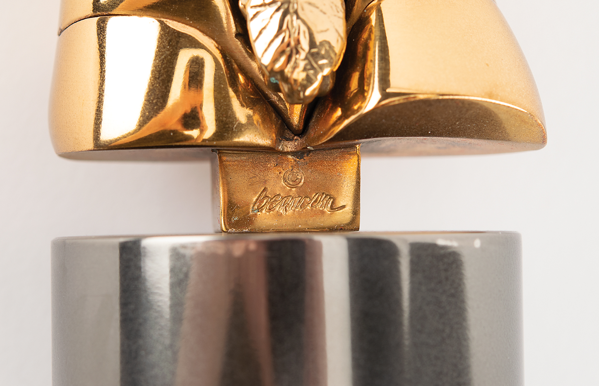 Lot #4296 Olympic Torso Bronze Puzzle Sculpture (1986) Presented to IOC Member James Worrall - Image 6