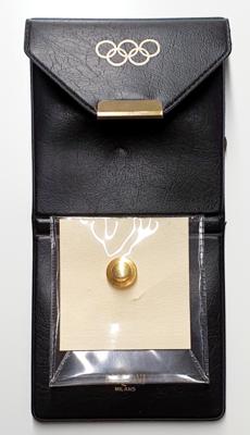 Lot #4058 Rome 1960 Summer Olympics Gold Winner's Medal Pin - Image 2