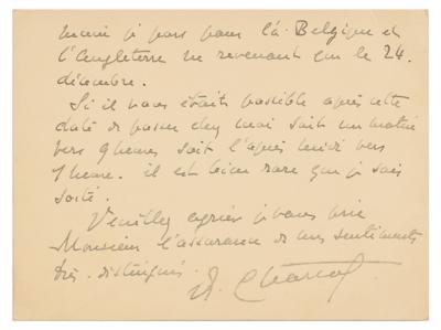 Lot #190 Jean-Baptiste Charcot Autograph Letter Signed - Image 1
