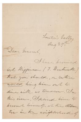 Lot #565 Julia Ward Howe Autograph Letter Signed - Image 1