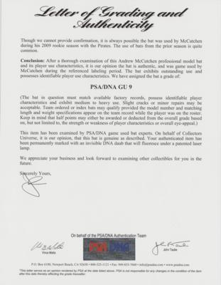 Lot #840 Andrew McCutchen's Game-Used Baseball Bat Game-Used Bat - Image 3