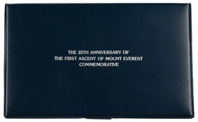 Lot #219 Edmund Hillary and Tenzing Norgay Signed Commemorative Cover - Image 3