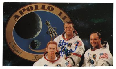 Lot #463 Alan Shepard Signed Postcard