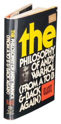 Lot #485 Andy Warhol Signed Book with Sketch - Image 3