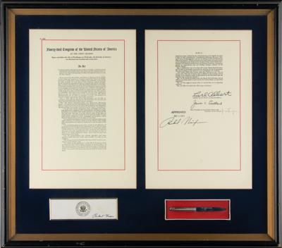 Lot #81 Richard Nixon Rural Electrification Act Bill Signing Pen - Image 1