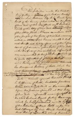 Lot #357 Richard Varick Autograph Document Signed with 14 Total Signatures - Image 1