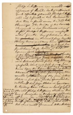 Lot #357 Richard Varick Autograph Document Signed with 14 Total Signatures - Image 2