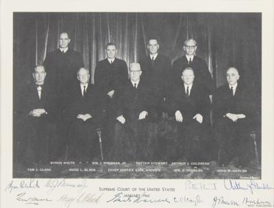 Lot #128 Warren Court Signed Photograph