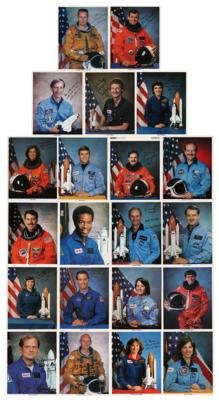 Lot #466 Space Shuttle Astronauts (25) Signed