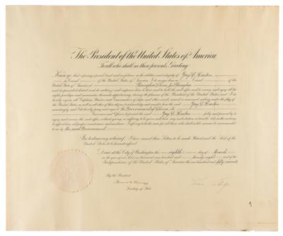 Lot #47 Calvin Coolidge Document Signed as President - Image 1