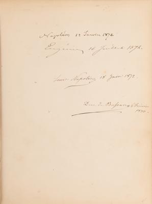 Lot #145 British Notables Signed Guest Book from W. & D. Downey: 19th-century guestbook from W. & D. Downey's studio, signed by hundreds including Caruso, Barnum, Hardy, and Shaw - Image 3