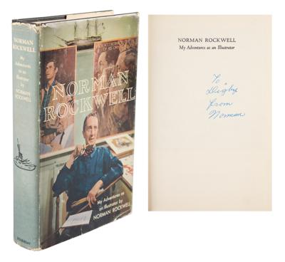 Lot #504 Norman Rockwell Signed Book - Image 1