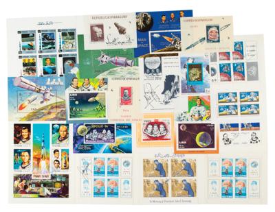 Lot #389 Astronauts Signed Stamp Collection - Image 1