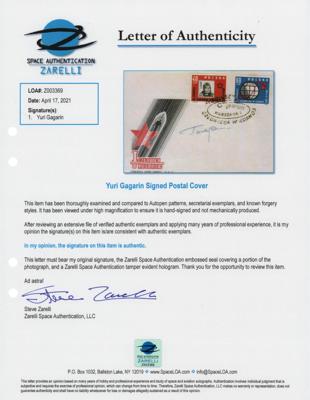 Lot #434 Yuri Gagarin Signed Cover - Image 2