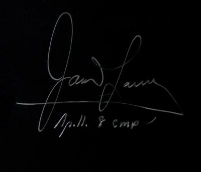 Lot #445 James Lovell and Frank Borman Signed Oversized Photograph - Image 2