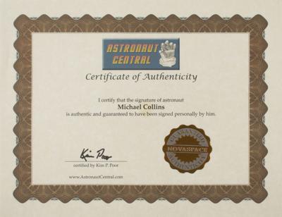 Lot #397 Michael Collins Signed Oversized Photograph - Image 3