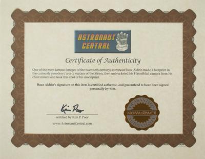 Lot #398 Buzz Aldrin Signed Oversized Photograph - Image 3