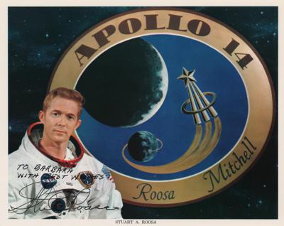 Lot #455 Stuart A. Roosa Signed Photograph - Image 1