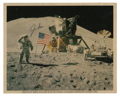 Lot #441 Jim Irwin Signed Photograph