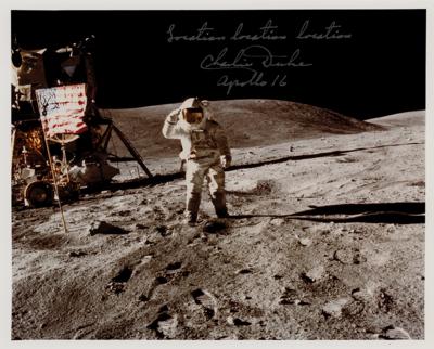 Lot #432 Charlie Duke Signed Photograph