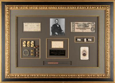 Lot #12 Abraham Lincoln: President Lincoln directs Capt. Dahlgren to examine a 