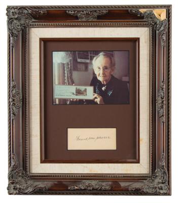 Lot #501 Grandma Moses Signature - Image 1