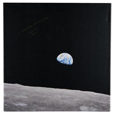 Lot #444 James Lovell Signed Canvas Print - Image 1