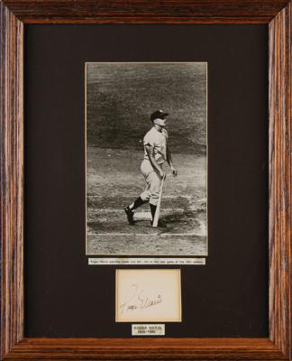 Lot #839 Roger Maris Signature - Image 1