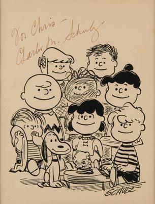 Lot #526 Charles Schulz Signed Print - Image 1
