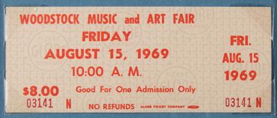 Lot #708 Woodstock: One-Day Ticket Ticket - Image 2