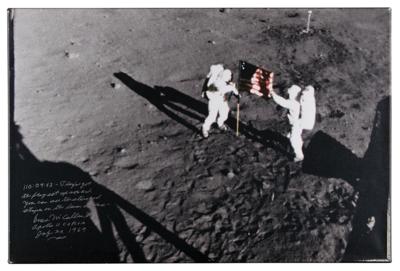 Lot #446 Bruce McCandless Signed Canvas Print - Image 1