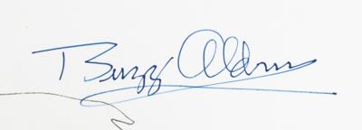 Lot #400 Buzz Aldrin and Paul Calle Signed Lithograph - Image 3