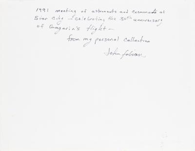 Lot #430 Cosmonauts and Astronauts Multi-Signed Photograph: From the Collection of Space Shuttle Astronaut John Fabian - Image 2