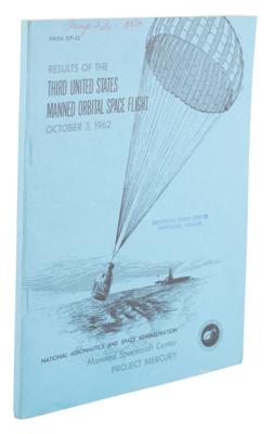 Lot #456 Wally Schirra Signed Mercury-Atlas 8 Results Booklet - Image 3