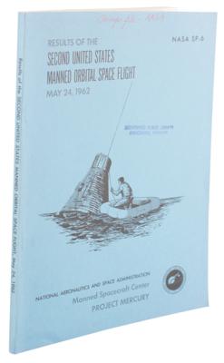 Lot #419 Scott Carpenter Signed Mercury-Atlas 7 Results Booklet - Image 3