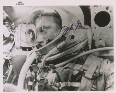 Lot #438 John Glenn Signed Photograph