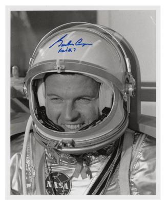 Lot #429 Gordon Cooper Signed Photograph
