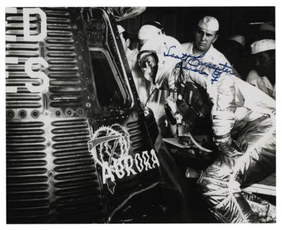 Lot #420 Scott Carpenter Signed Photograph