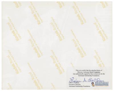 Lot #420 Scott Carpenter Signed Photograph - Image 2